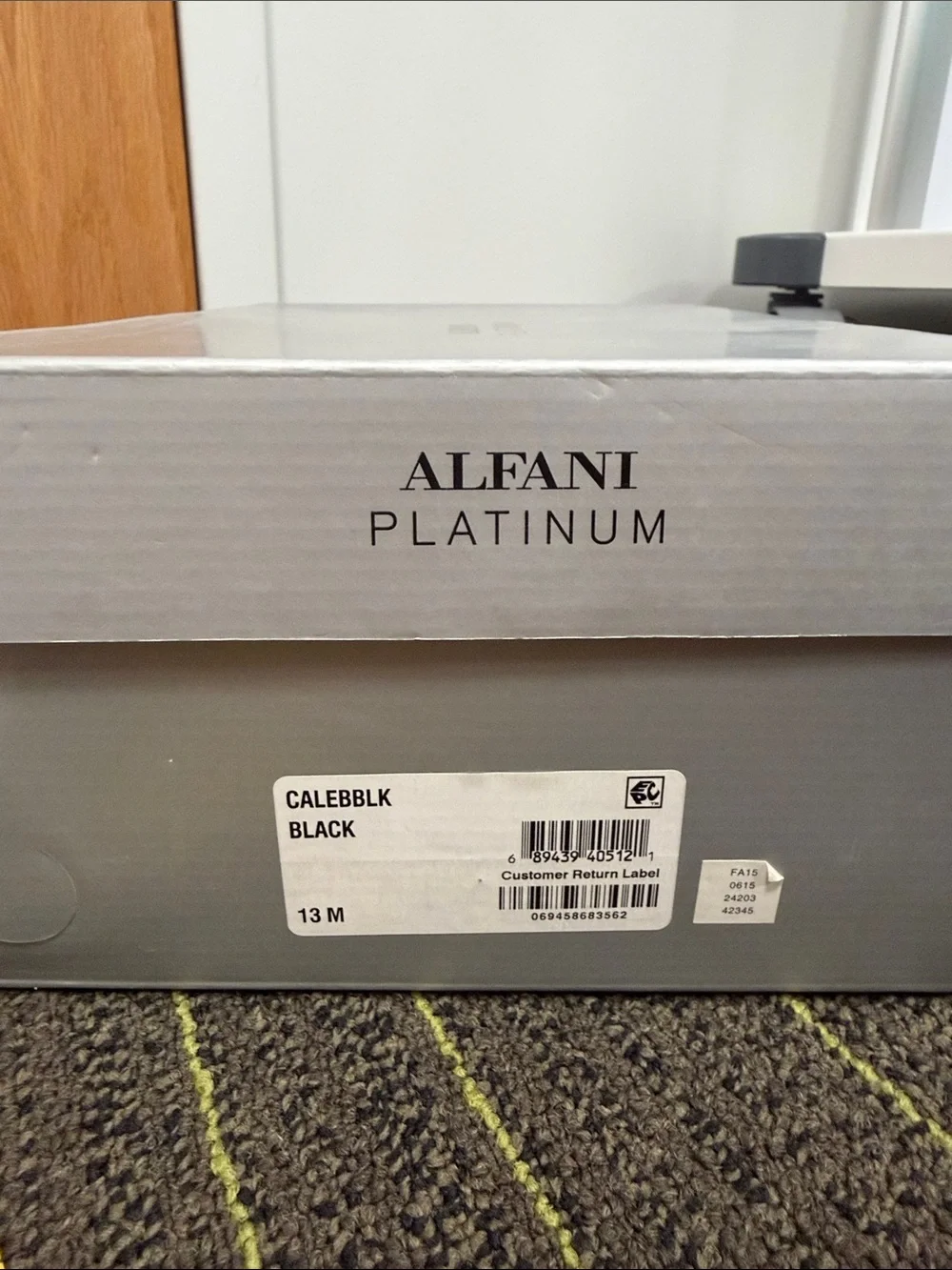 Alfani sleek black